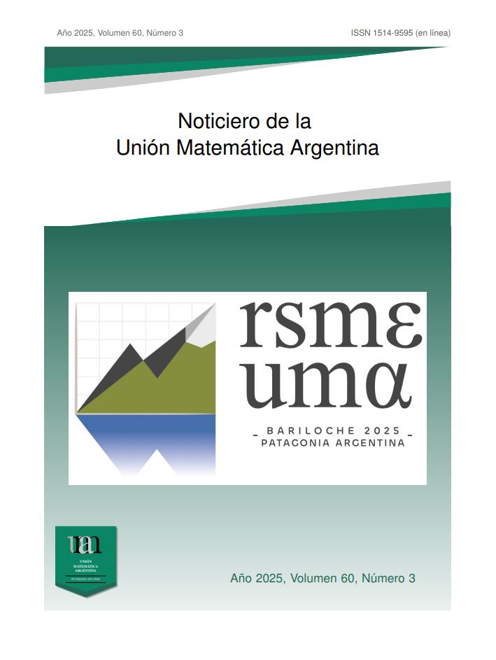 Portada del Noticiero de la UMA, Voumen 60, Número 3, Año 2025