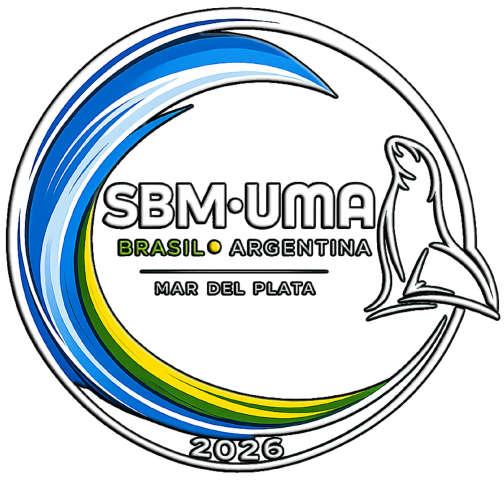Logo del I Encuentro SBM - UMA, Mar del Plata 2026
